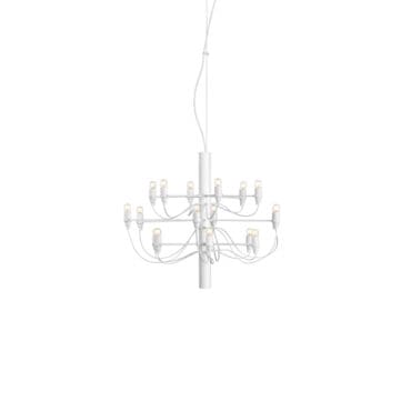 Flos - Lampada a sospensione 2097/18 Clear Bulbs bianco opaco