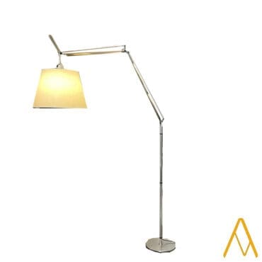 Artemide – Lampada da terra Tolomeo MEGA Pergamena alluminio