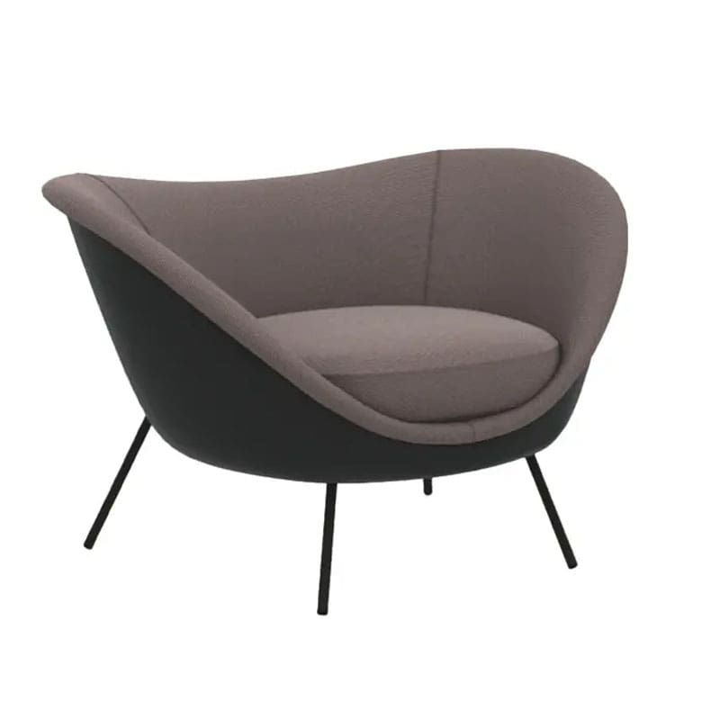 Molteni Poltrona Giò Ponti D.154.2 tessuto antracite Longho Design Palermo Molteni Poltrona Giò Ponti D.154.2 tessuto antracite Longho Design Palermo