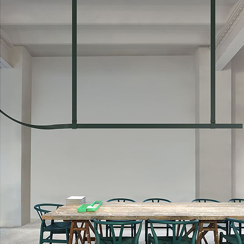 Flos - Lampada a sospensione Belt verde