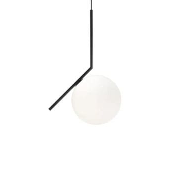Flos Lampada a sospensione IC S2 nero Longho Design Palermo
