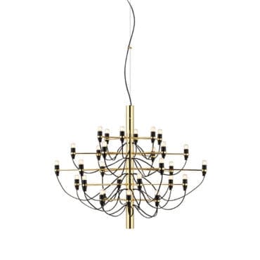 Flos - Lampadario 2097/30 Clear Bulbs Ottone