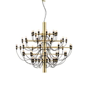 Flos - Lampadario 2097/50 Clear Bulbs ottone