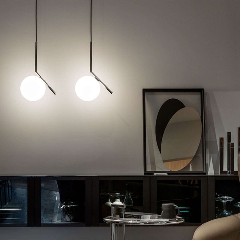 Flos Sospensione IC S2 cromo 1 Longho Design Palermo