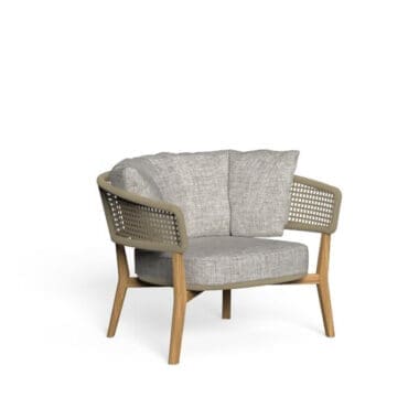 Talenti – Poltrona Living Moon Teak mèlange grey