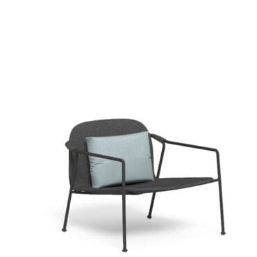 Talenti Poltrona Lounge Coral graphite dark grey Longho Design Palermo