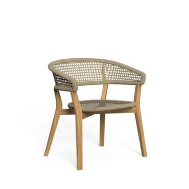 Talenti – Poltrona Pranzo Moon Teak mèlange grey
