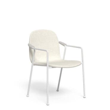 Talenti Poltrona pranzo Coral white warm white Longho Design Palermo
