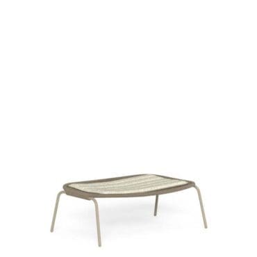 Talenti Pouf Panama Dove sand Longho Design Palermo