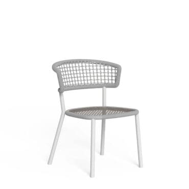 Talenti Sedia Pranzo Moon Alu white light grey longho design palermo