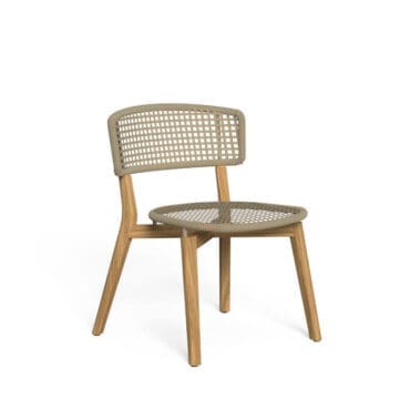 Talenti – Sedia Pranzo Moon Teak mèlange grey