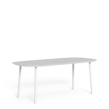 Talenti Tavolo da pranzo Slam 190x90 white pearl Longho Design Palermo
