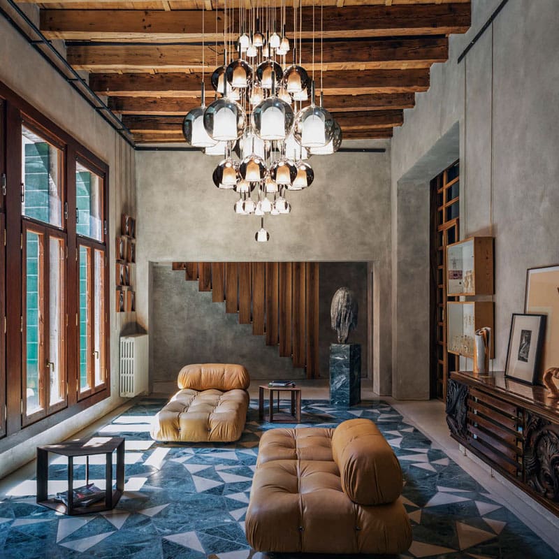 Penta light Lampada a sospensione Glo Big Cluster 3E 2 Longho Design Palermo