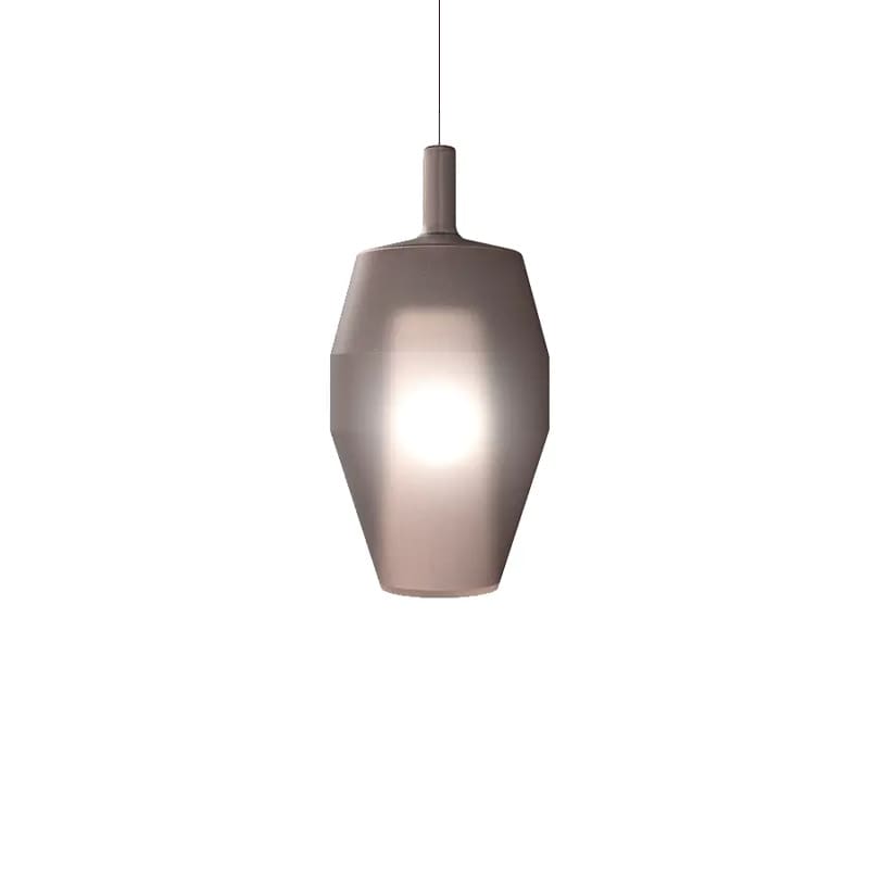 Penta light - Lampada a sospensione Mom Tall rosa cipria opaco longho design palermo