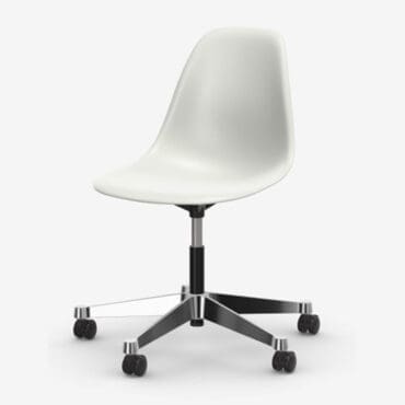 Vitra - Sedia Eames Plastic Side Chair PSCC cotton white RE