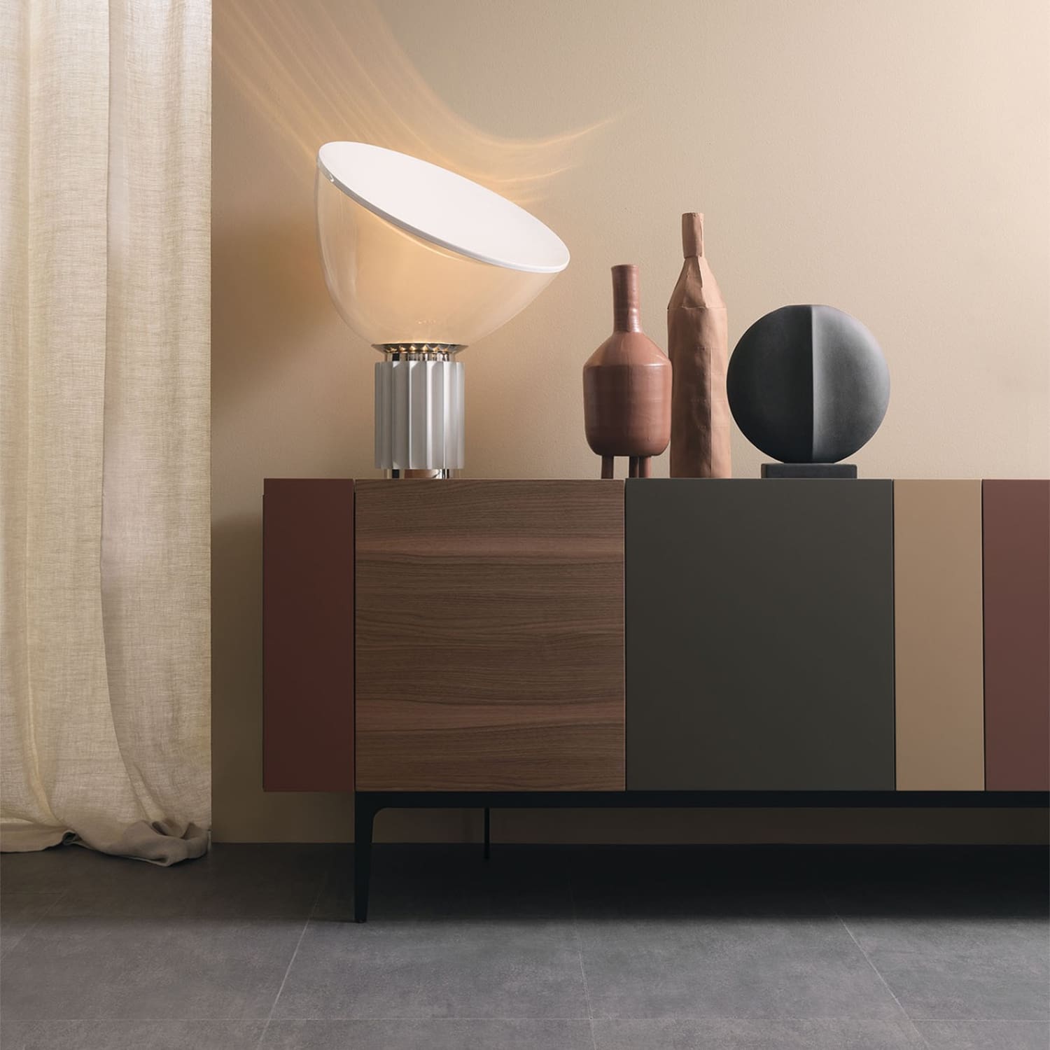 Divano modulare - GILDA - Nieri - d'angolo / moderno / multicolore