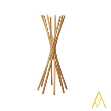 Zanotta Appendiabiti Sciangai rovere Longho Design Palermo