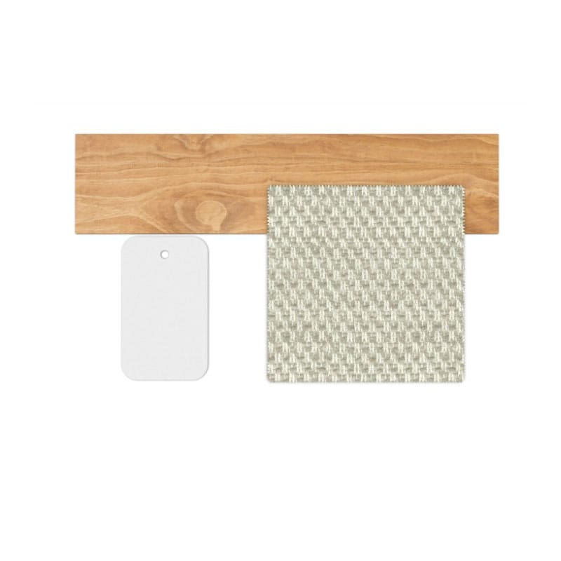 Talenti Sedia pranzo Allure natural teak white tie beige 1 Longho Design Palermo