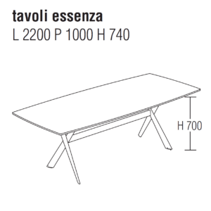Molteni - Tavolo Gatwick