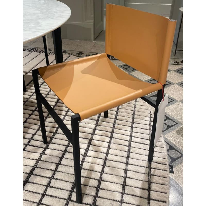 De Padova Sedia Rea cuoio naturale pigmentato Longho Design Palermo