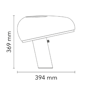 Flos Lampada da tavolo Snoopy longho design palermo