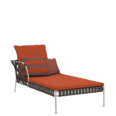 Gervasoni – Lettino con bracciolo Inout 859 L tessuto cat.C