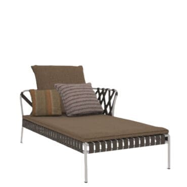 Gervasoni – Lettino con bracciolo Inout 859 R tessuto cat.D
