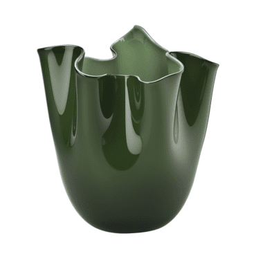 Venini - Vaso Fazzoletto verde mela H24