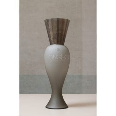 Venini Labuan Vaso Soffiato Opalino Acquamare AQ/LA - LaGru
