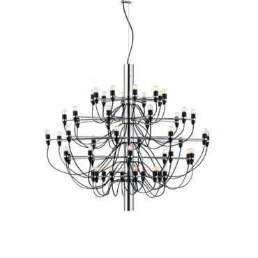 Flos - Lampadario 2097/50 Clear Bulbs cromo