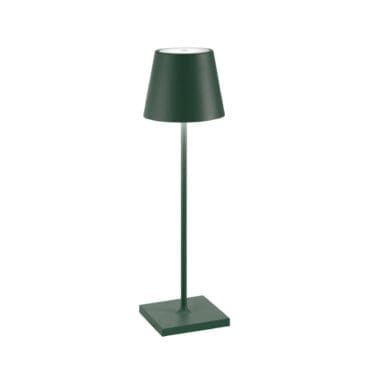Zafferano Lampada da tavolo Poldina verde scuro Longho Design Palermo
