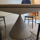 Desalto Tavolo Clay Stone 697 d160 pietra tufo 2 Longho Design Palermo