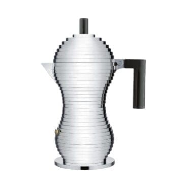 Alessi - Caffettiera Pulcina manico nero 3 tazze