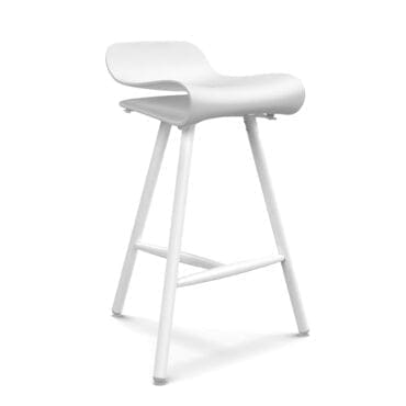 Kristalia - Sgabello BCN su base legno verniciato