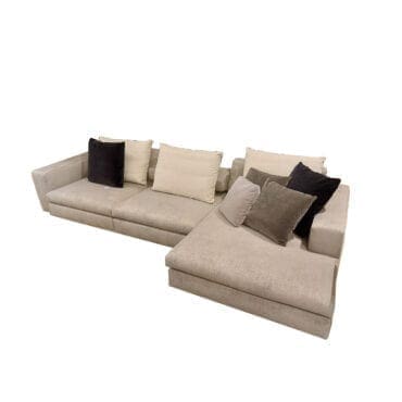 Molteni - Divano Turner 346x160 tessuto cat.A