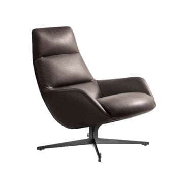 LEMA - Poltrona girevole Lady Jane tessuto cat.DB