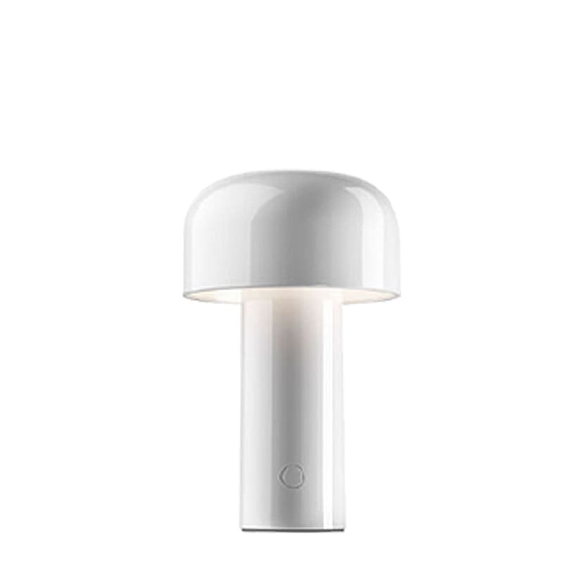 Flos – Lampada da tavolo Bellhop Battery bianco longho design palermo 006 Flos – Lampada da tavolo Bellhop Battery bianco