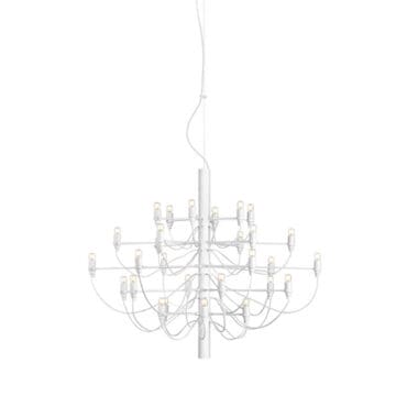 Flos - Lampadario 2097/30 Frosted Bulbs bianco opaco