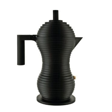Alessi - Caffettiera Pulcina Nero 6 tazze