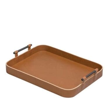 Giobagnara - Vassoio Portofino Tray Rectangular Brown