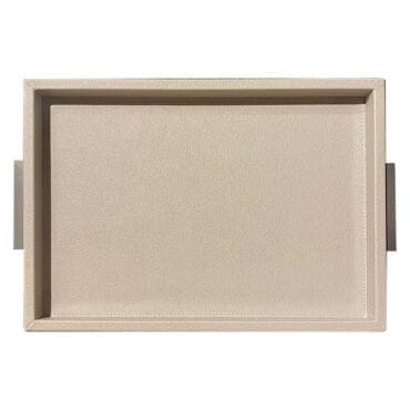 Giobagnara - Vassoio Deco Tray Rectangular Grigio chiaro