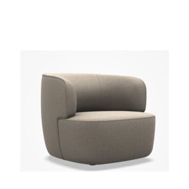 Molteni - Poltrona Elain girevole tessuto cat.A