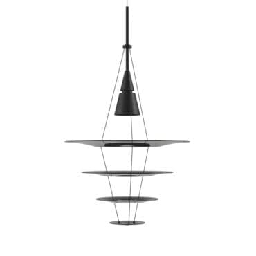 Louis Poulsen Lampada a sospensione Enigma 425 black Longho Design Palermo