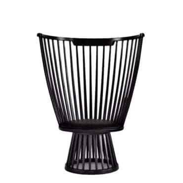 Tom Dixon Poltrona Fan nera Longho Design Palermo