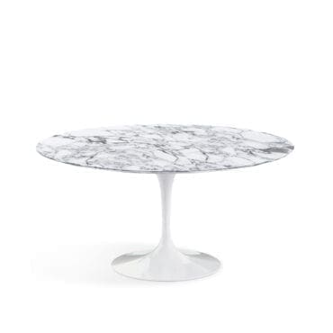 Knoll - Tavolo Saarinen Tulip d152 piano marmo arabescato