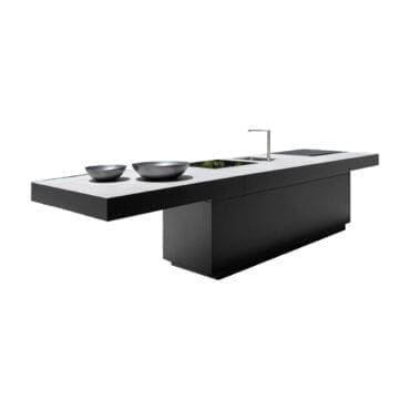 Talenti - Cucina Tikal a 3 moduli con penisola e kit luci