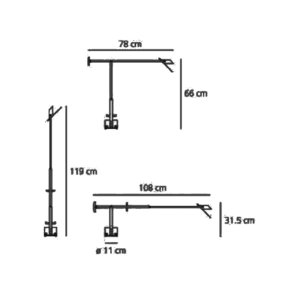 Artemide - Lampada Tizio longho palermo