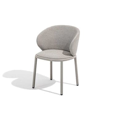 Desalto - Sedia Mun tessuto Dandy struttura laccata