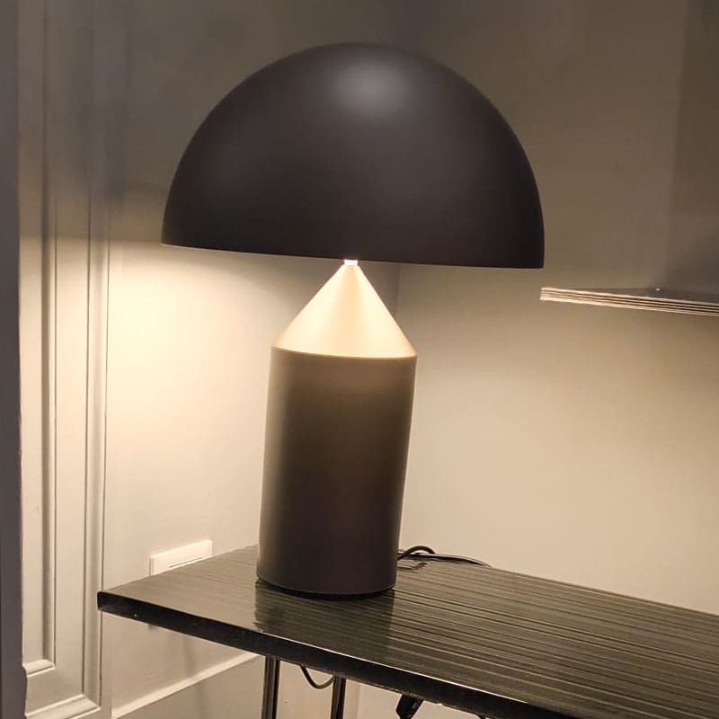 Oluce Lampada da tavolo Atollo 239 Metallo Bronzo H50 Longho Design Palermo