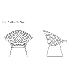 Knoll - Sedia Bertoia Diamante longho palermo